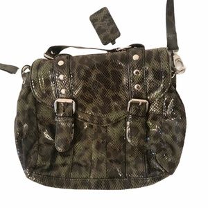 Crossbody Faux Snakeskin Bag